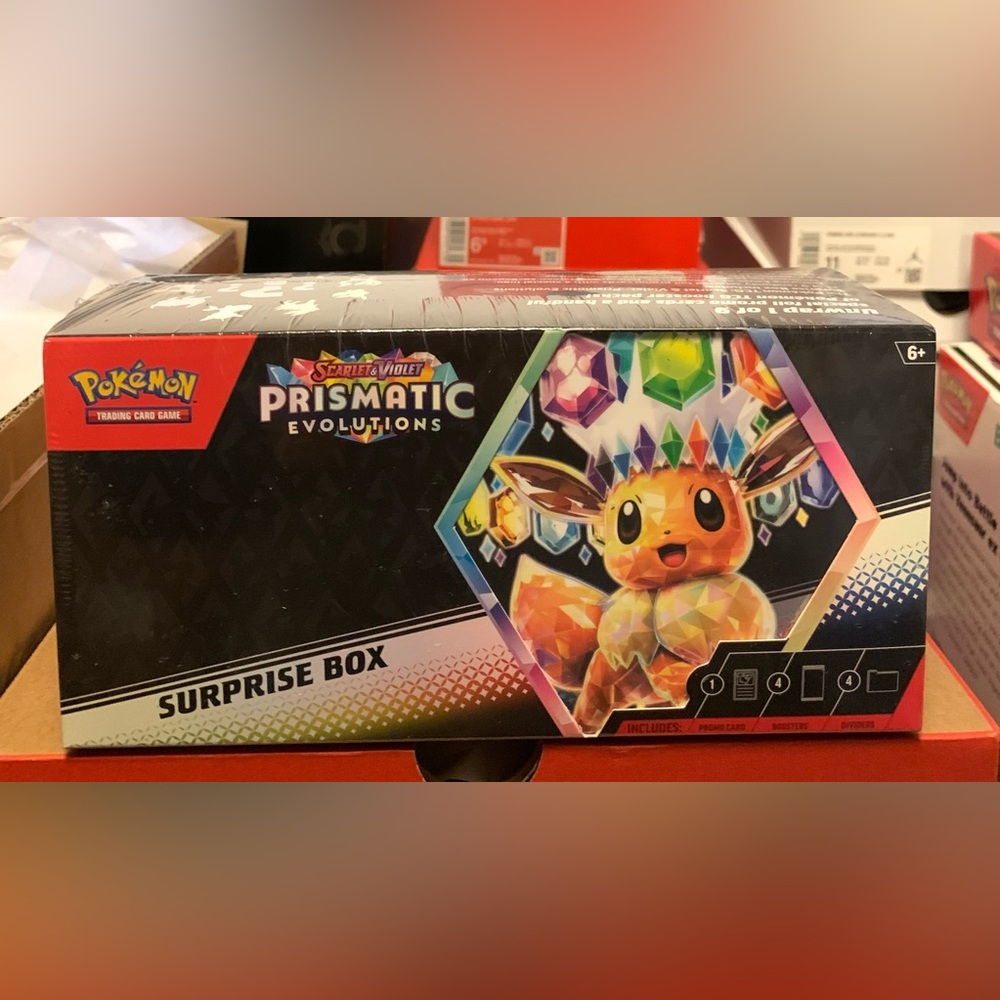 Pokémon TCG: Scarlet & Violet Prismatic Evolutions Surprise Box SEALED NEW